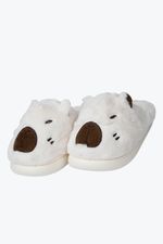 Pantuflas-Comodas-Con-Diseño-De-Capibara-Marfil