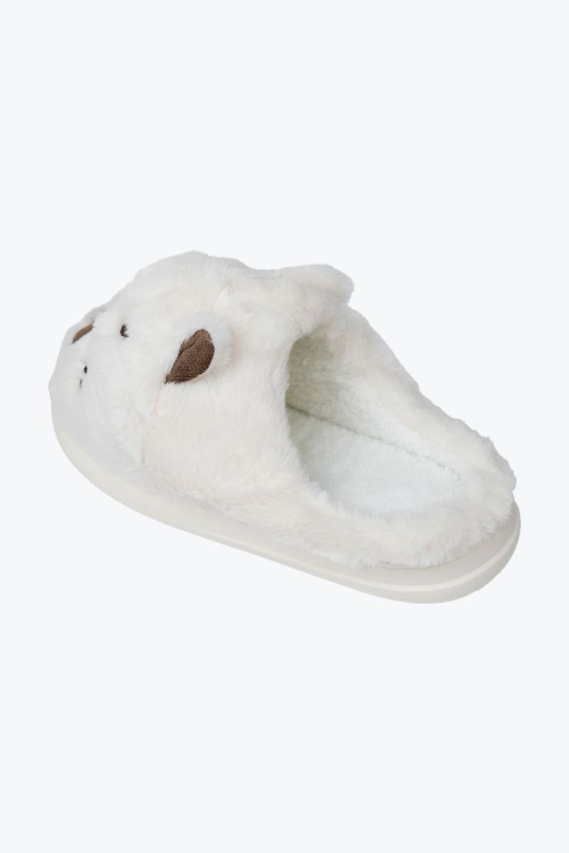 Pantuflas-Comodas-Con-Diseño-De-Capibara-Marfil