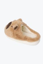 Pantuflas-Suaves-Y-Comodas-Con-Diseño-De-Capibara-Terracota