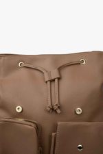 Mini-Morral-Practico-Con-Bolsillos-Exteriores-Terracota