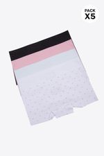 Panty-Boxer-En-Microfibra-Paquete-X5-Negro-Blanco-Rosado-Azul-Claro-Corazones-Ts