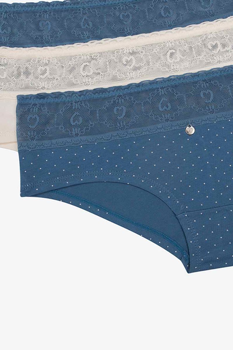 Panty-Tipo-Hipster-En-Algodon-Y-Encaje-Paquete-X3-Marfil-Azul-Oscuro-Print-Geometrico-Ts