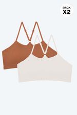 Top-Seamless-Con-Textura-Elaborado-En-Polimida-Paquete-X2-Marfil-Terracota-Ts