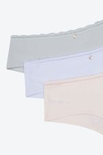 Panty-Brasilera-Paquete-X3-En-Algodon-Y-Encaje-Delicado-Blanco-Gris-Claro-Rosado-Claro-Ts