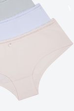 Panty-Brasilera-Paquete-X3-En-Algodon-Y-Encaje-Delicado-Blanco-Gris-Claro-Rosado-Claro-Ts