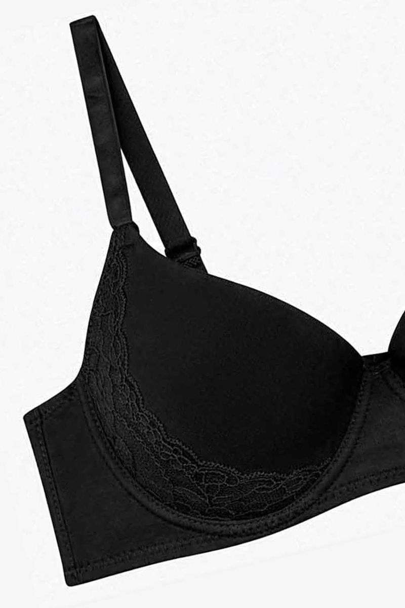 Brasier-100--Feeling-3-4-En-Microfibra-Individual-Negro-T32B