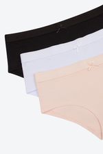 Panty-Hipster-En-Algodon-Paqueteria-X3-Negro-Blanco-Durazno-Txs