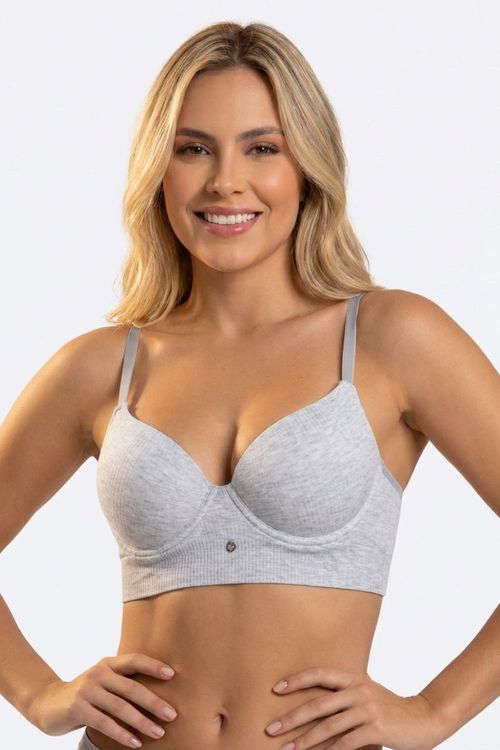 Brasier Individual Con Aros Seamless Con Textura