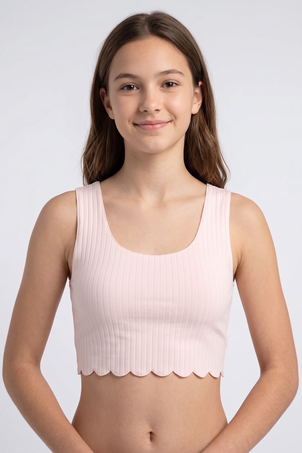Top individual cargaderas anchas de microfibra para adolescentes