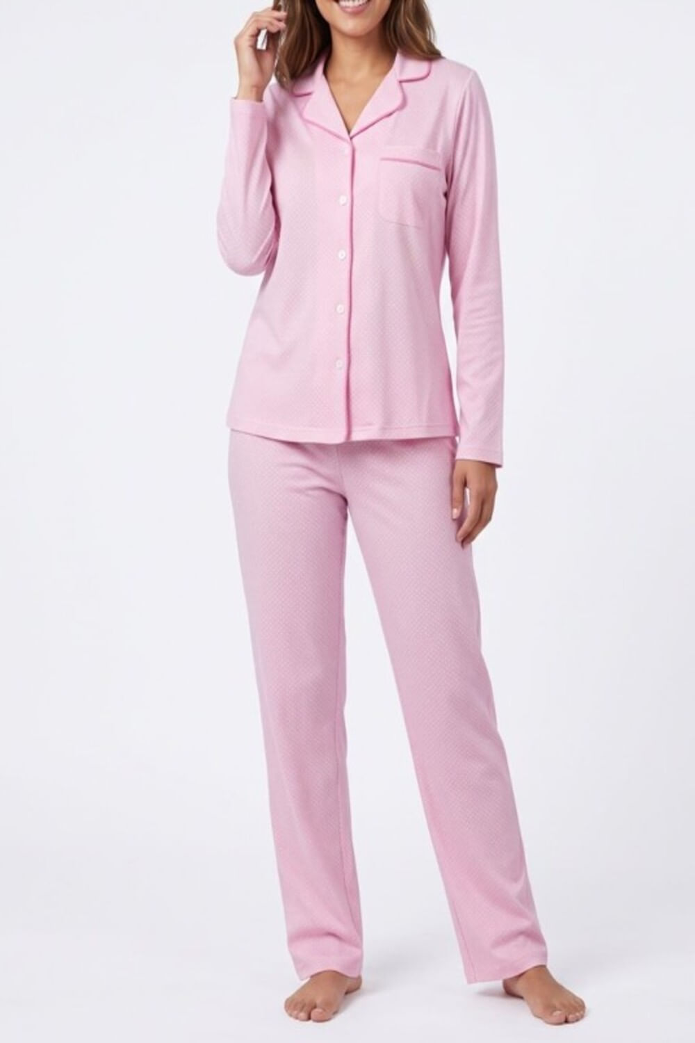 Conjunto Pijama Barbie Camiseta Manga Larga/ pantalon